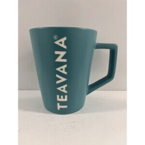 Teavana Tea Textured TEAVANA Mug Cup 12 oz Teal Starbucks